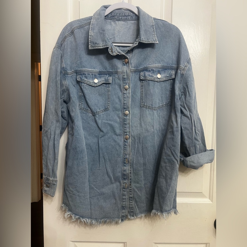 Light Blue Denim Jacket (Shacket) - image 1